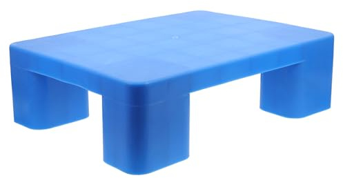 KOMBIUDA Palet Plástico Resistente para Suelo y Plataforma de Almacenamiento Multifuncional para Supermercados Almacenes y Garajes Montaje Sencillo y Carga Pesada