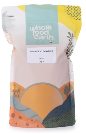 Wholefood Earth - Turmeric Powder 1kg - Vegan - GMO Free - Rich in Cucumin