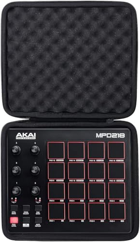 Étui de Voyage Rigide Housse Cas pour AKAI Professional MPD218 Contrôleur USB/MIDI par co2CREA