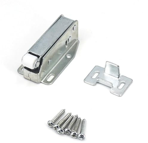 Touch Latch Push to Open Auto Spring Door Catch for Furniture Cupboard Cabinet 10/5/2 Sets(10 Sets Door Catches)