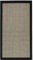 Casa Pura Sisal Teppich Grau für Wohnzimmer, Schlafzimmer, Küche, Esszimmer - Dunkelbraun, Ideal für Katzen, Rutschfest, Waschbar, Kurzflor mit Bordüre, 160 x 230 cm