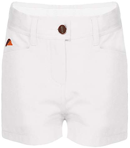 MAXX Golf Short Mädchen mit verstellbaren Bund (Weiss, 140)