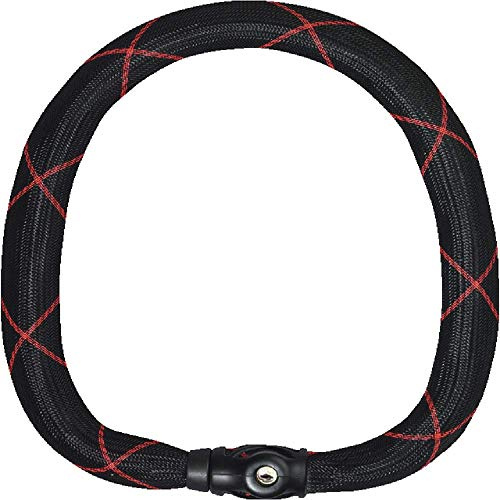 ABUS Ivy Chain 9210/110 Kette mit Verschluss Unisex Erwachsene, Schwarz, Einheitsgröße