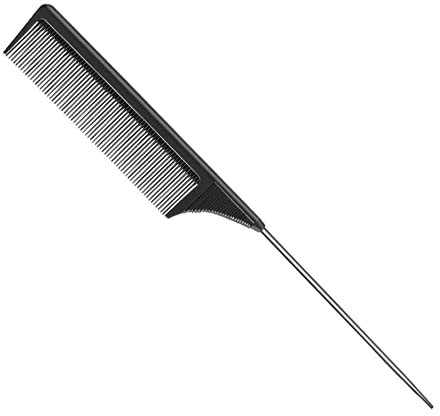 Neckerei Kämme, Antistatischer Haar Kamm, Nadelstielkamm, Rattail Comb, Extensionskamm, Stielkamm Haarkamm, Abteilkamm für Verschiedene Arten Haare