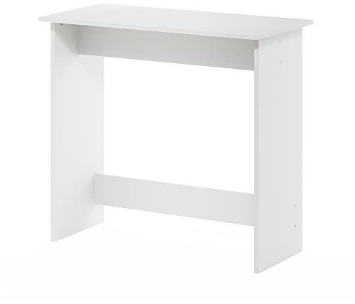 Furinno Simplista Tabla de Estudio, Engineered Wood, White, 39.12 (D) x 79.50 (W) x 75.69 (H) cm