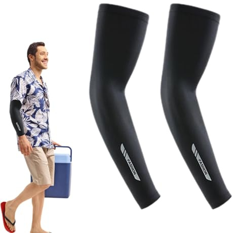 Mangas de brazo de protección solar, mangas de brazo refrescantes, mangas de brazo con protección UV, mangas delgadas de verano para hombres y mujeres, equipo de protección UV, para amantes de los