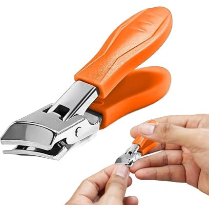 Forbici per unghie dei piedi spesse, forbici per unghie dei piedi per anziani – forbici per unghie pesanti | Anziani Trimmer Anti Splash Manicure Pedicure per padre, madre