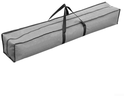 Eawfgtuw Camping Storage Bag Waterproof Polyester with Extended Handle for Tent Poles Fishing Rods and Outdoor Gear, Foldable Organiser, Grey, 60x20x20cm(150x20x20cm)