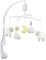 solini Musikmobile Wolkenschäfchen - Mobile mit Spieluhr - Spielzeug fürs Babybett & Laufstall - ab Geburt geeignet - weiß/ecru/gelb