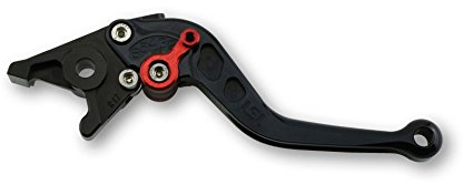 LSL Bremshebel Classic R22, schwarz/rot, kurz (Black)