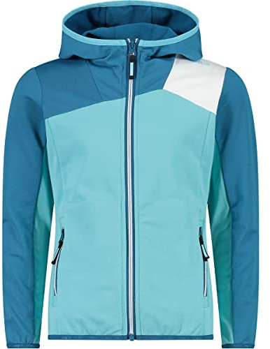 CMP - Kid G Jacket Fix Hood, Girl, Acqua, 128