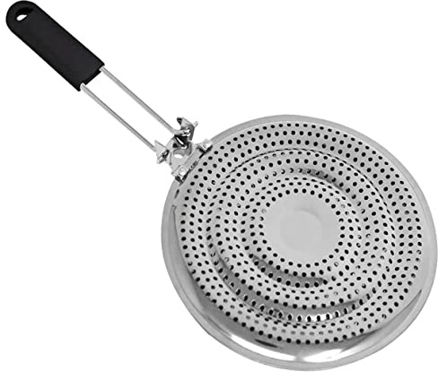 BNYD Heat Diffuser Plate for Gas & Electric Stove – Simmer Ring & Flame Reducer for Even Heat Distribution, Scorch Prevention & Slow Cooking