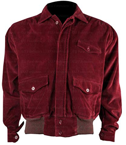 Fancyd The Shining Jack Veste en velours côtelé Rouge