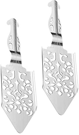 WEKADRIN Cucchiaio Per Assenzio in Stile Vintage Cucchiaio Per Mescolare in Acciaio Inossidabile Accessorio Per Assenzio Per Uso Domestico E Da Bar