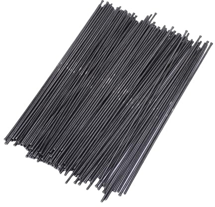 Oreilet Agujas de Reemplazo de Punta de Cincel de 100 Piezas, Agujas de Descalificación Neumática de Acero de Tungsteno de 2 Mmx180 Mm para Escalador