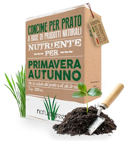 B4Green Concime Prato Primavera e Autunno (100m²) Azotato Lenta Cessione