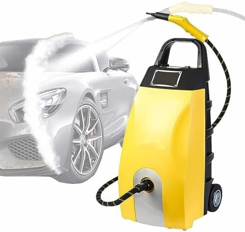 YISHENX 230°f Högtemperaturångtvätt, Högtryckstvätt Med Kontinuerlig ånga, 3,5l Stor Tank, Med 6 Tillbehör Och Smart Timerdisplay, För Rengöring Av Hem Och Luftkonditioneringsapparater
