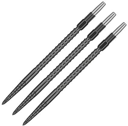 Target Darts Swiss Point DS Dart Points (3 Pack Set of Tips) 26mm, Black – Change Dart Swiss Point, Professional Darts Accessories, SP Dart Tip Removal