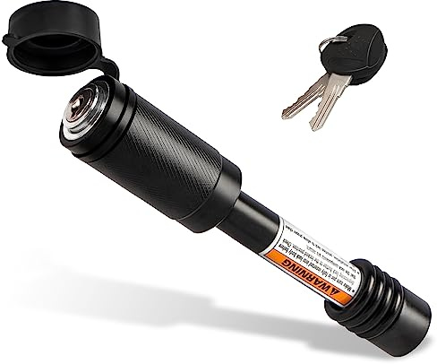 META Hardware Candados De Enganche De Remolque, Candado De Enganche Con Pasador De 5/8'' Para Receptores De Enganche De Clase Iii Iv De 2, Candado De Enganche De Remolque Con Juntas Tóricas Antisonaj