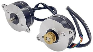 36HKY1401 0.9 Deg 36mm Round Thin Stepper electronic starter 2-Phase 4-Wire Stepping electronic starter ball bearings XML Gear IINKUEYK(A Motor without Gear)