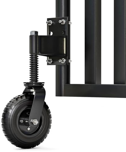 Heavy Duty Fence Gate Wheel - 8-inch for Wooden or Metal Tube Gate