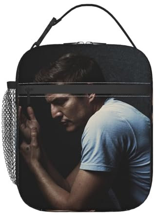 EZKYZTLW Pedro Star Pascal Lunchbox für Teenager, Mädchen und Frauen, Lunchtasche für Schule, Arbeit, Picknick, Reisen, wiederverwendbare, isolierte Thermo-Tragetasche für Mittagessen