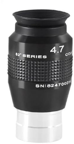 Teleskoptillbehör 82 grader 1,25 tum 4,7 mm 8,8 mm 11 mm ultra-vidvinkel metallteleskop tillbehör (4,7 mm)