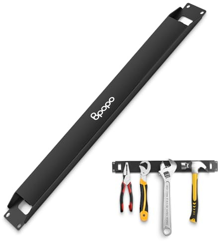 Heavy-Duty Magnetic Tool Holder for Garage & Toolbox,Strong Magnet Bar for Tool Organization, No-Drill Metal Storage Rack for Workshop, Truck, RV & Home