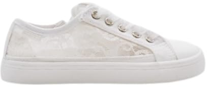 Mayoral Sneakers da Ragazza in Rete, Bianche, Eleganti per Prima Comunione e Cerimonia 43725 45725 (Bianco, Sistema Taglie Calzature EU, Bambino Piccolo (2-5 Anni), Numero, Media, 29)