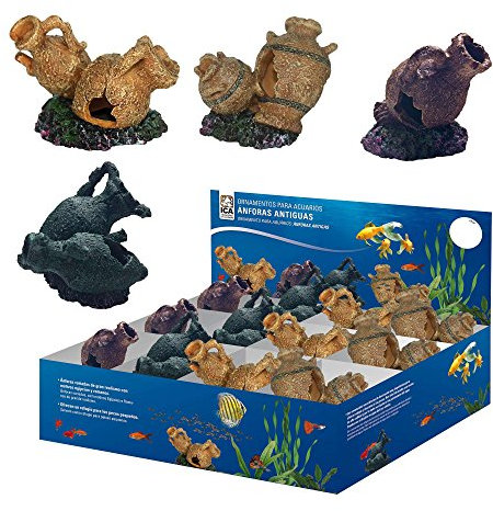 ICA OR1 Set di Ornamenti in Resina con anfori.