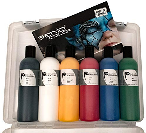 Peinture pour le corps Senjo Color BASIC 6x 250ml dans un coffret