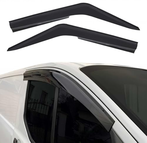 2X Windabweiser Regenabweiser kompatibel mit VW T4 1990-2003 Acryl Dunkel