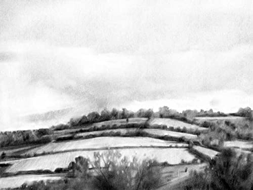 Rolling Landscape Sketch II Poster Print - Emma Caroline (24 x 18)