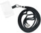 TIGERRDU Mobile Phone Lanyard Crossbody Phone Lanyard Strap with Transparent Patch Original Minimalist Design Neck Strap for Protection compatible with iPhone, Samsung Galaxy and Smartphones(Black)