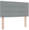 vidaXL Stylisches Niedriges Gepolstertes Kopfteil Höhenverstellbar In Hellgrau Wandmontiertes Design Ideal Zum Lesen Schlafzimmermöbel Erwachsene Bettkopfteil Gepolstert Modern Stylisches Accessoire