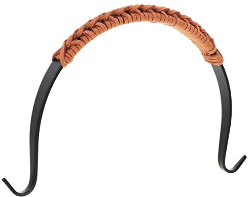 POPETPOP Convenient Ergonomic Teapot Handle Heat Resistant Iron Suede Grip for Daily Use Kettle Accessory for Household Teapots and Handbags