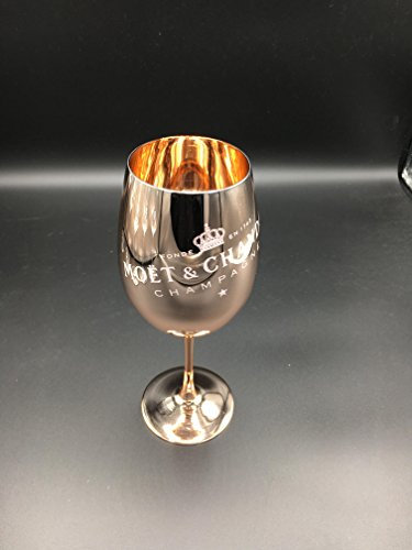 Bicchiere in vetro champagne Moet & Chandon Imperial da Ibiza (color rame)
