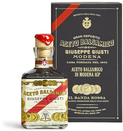 Giusti - Aceto Balsamico di Modena IGP 5 Medaglie d’oro – Cubica 250ml con astuccio