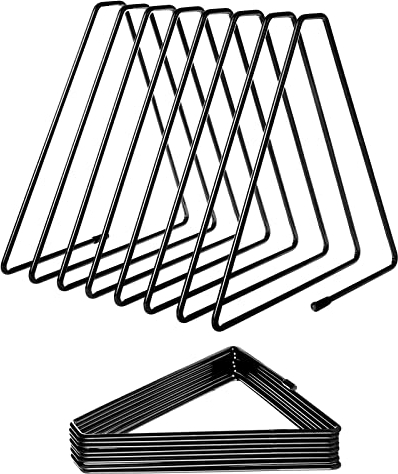 Forlush Desktop Bücherregal, Dreieckig Zeitungshalter, Dokumente Ordner Ständer, für Bücher und Dokumente in Arbeitszimmern, Büros und Schlafzimmern (Schwarz)