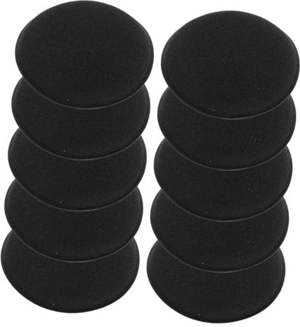 BUGUUYO Robuste Autowaschschwämme – 10 Stück Doppelseitige Wachs- -Pads Für Mühelose Autopflege Und Glanzverbesserung