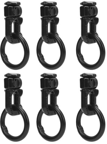 Attaches D'arrimage à Double Goujon en L, 6 Pièces, en Acier allié, capacité de Charge de 5 000 Lb, pour Remorques et Véhicules Récréatifs