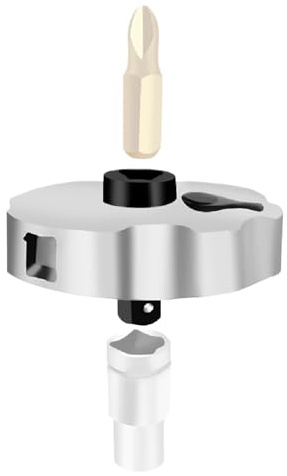 Generisch Cricchetto cardanico – a reversibile da 6,3 mm, mini cricchetto a 72 denti, per installazioni sanitarie, riparazione di biciclette, elettronica, montaggio progetti artigianali