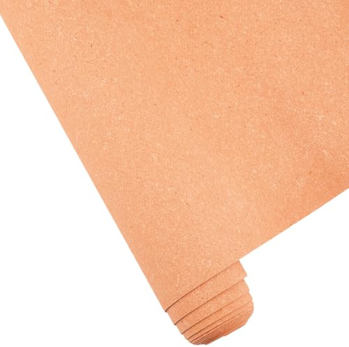 CALFOVERA 150 x 40 cm läder styvningsrulle 0,06 cm sandbrun väska styvning PVC läder tyg handgjord väska foder gör-det-själv sömnad tillbehör för handväska tillverkning hem verkstad hantverk