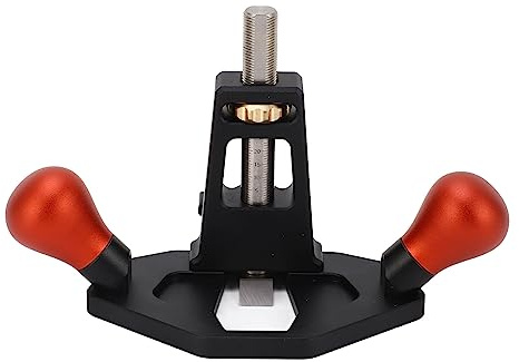 SALALIS Router Plane per la Lavorazione del Legno Pialla Manuale Accurata per Rifilatura e Artigianato del Legno, Router Anodizzato con Finitura CNC per Falegnami e Artigiani