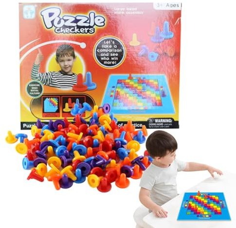 Jeu De Société De Dames pour | Jeu de Dames Éducatif | Jouet pour Famille Voyage Et Fête | pour Les Adultes, Les, Le Voyage, l'Extérieur, l'Intérieur, la Salle de Classe, l'École, Le Camping