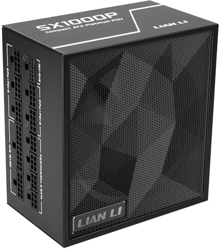 Lian Li SX Series 80 PLUS Platinum Netzteil volleyboll PCIe 5.1, ATX 3.1–1 000 watt, svart