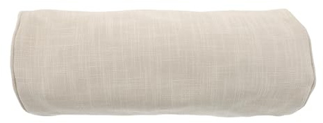 JOINPAYA Bolster Cushion Cover round Pillow Covers with Removable Zipper Design Soft Neck Roll Pillow Case Made of Cotton and Linen Easy to Clean for Home Use and Bed