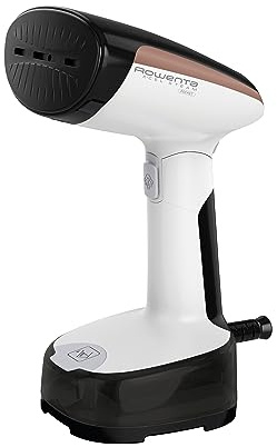 Rowenta, Steamer for Clothes, Access Steam Handheld Steamer, 15 Second Heatup, 4 Ounce Capacity, 1150 Watts, Portable, Ironing, Travel Must Have, White Clothes Steamer, DR3030
