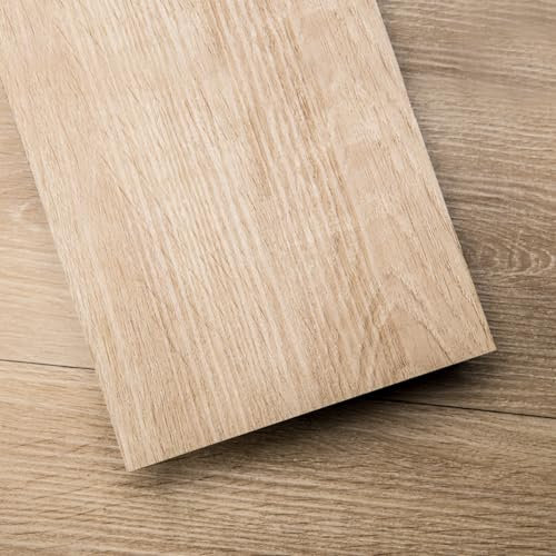 Art3d Peel and Stick Floor Tile Vinyl Wood Plank 54 Sq.Ft, Aspen Yellow, Rigid Surface Hard Core Easy DIY Self-Adhesive Flooring