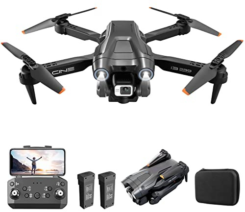 Mingfuxin Drone pieghevole con fotocamera per principianti, RC Quadcopter drone con app WIFI FPV Live Video, atteggiamento dell'altezza, modalità headless One-Key, atterraggio per adulti e bambini